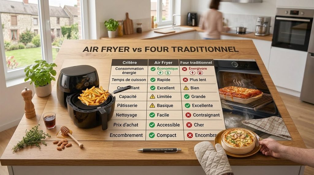 le choix Air Fryer ou Four.