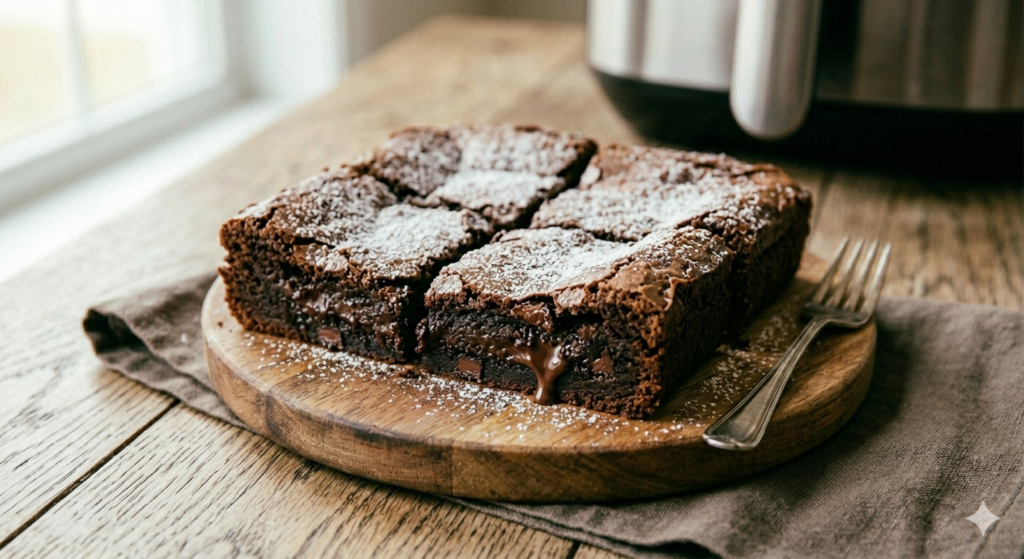 Brownie Air Fryer Fondant et Chocolaté