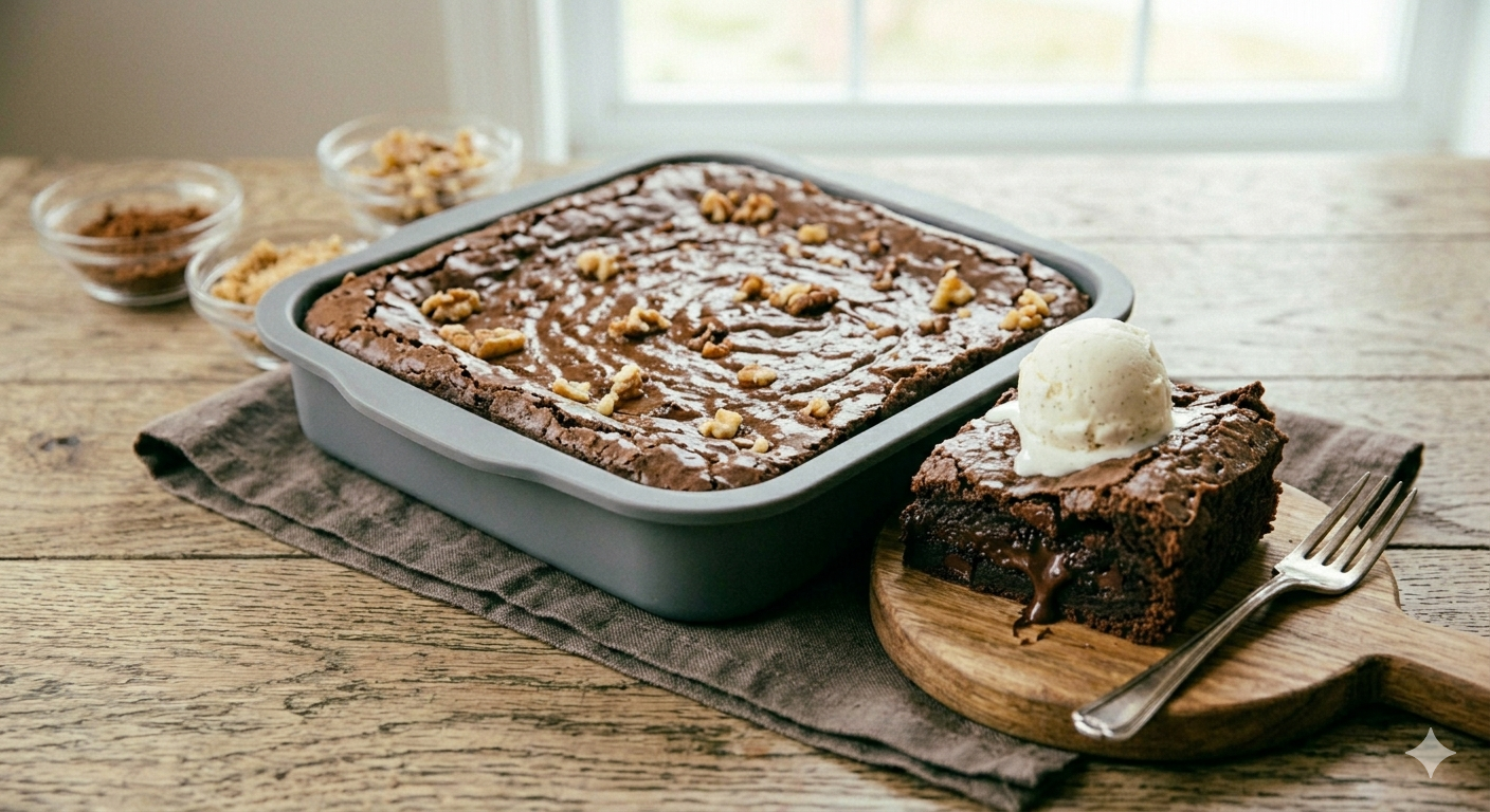 Brownie Air Fryer Fondant et Chocolaté