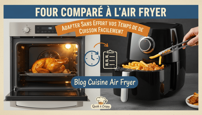 Four Comparé à l'Air Fryer : Adapter Sans effort vos Temps de Cuisson Facilement