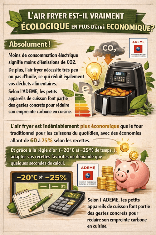 Four Comparé à l'Air Fryer : vraiment écologique