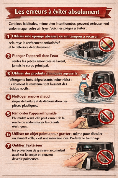Nettoyer son Air Fryer