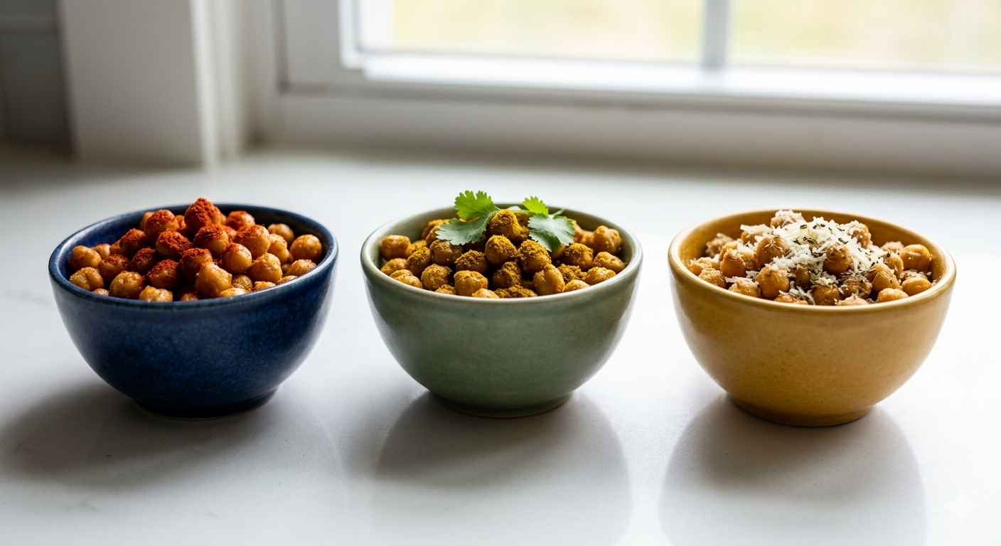 Pois Chiches Croustillants au Air Fryer