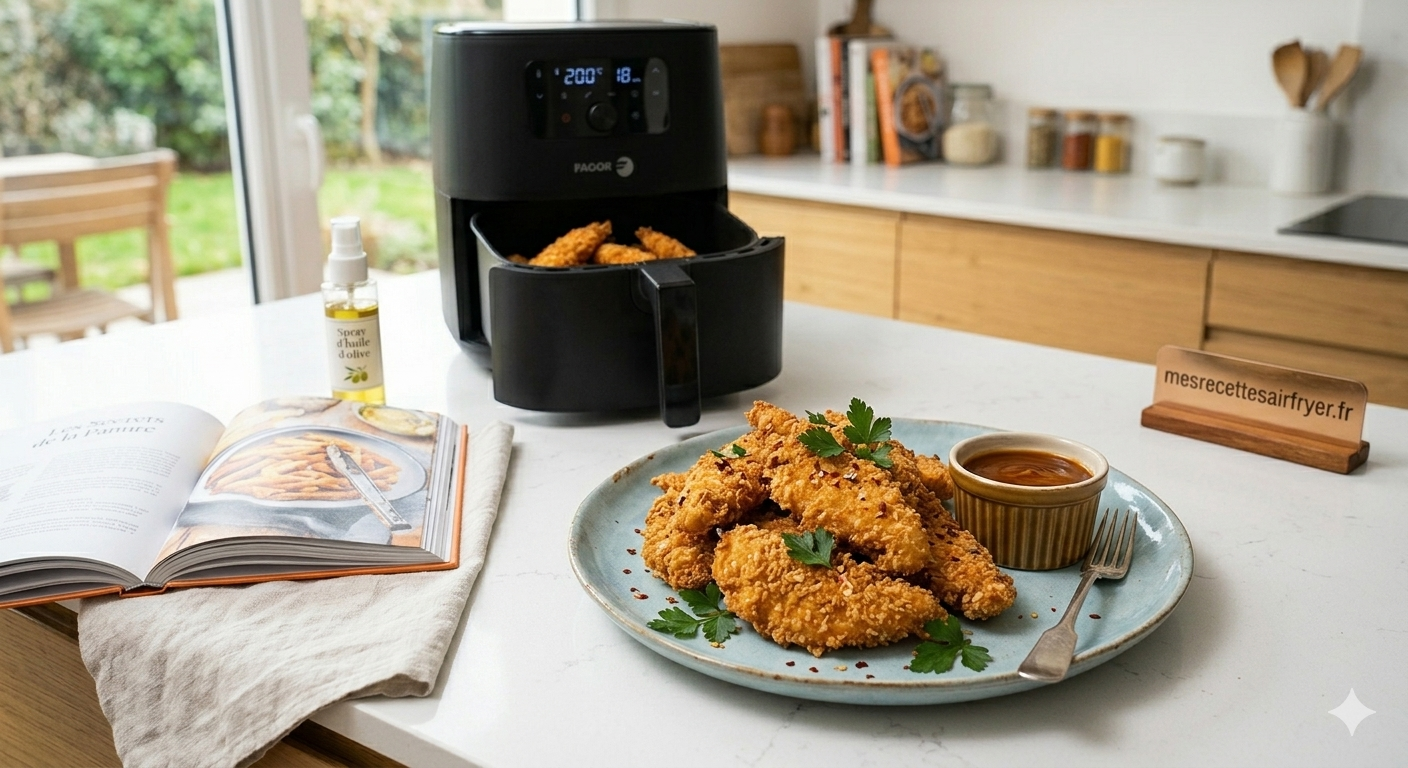 Tenders de Poulet Maison à l'Air Fryer
