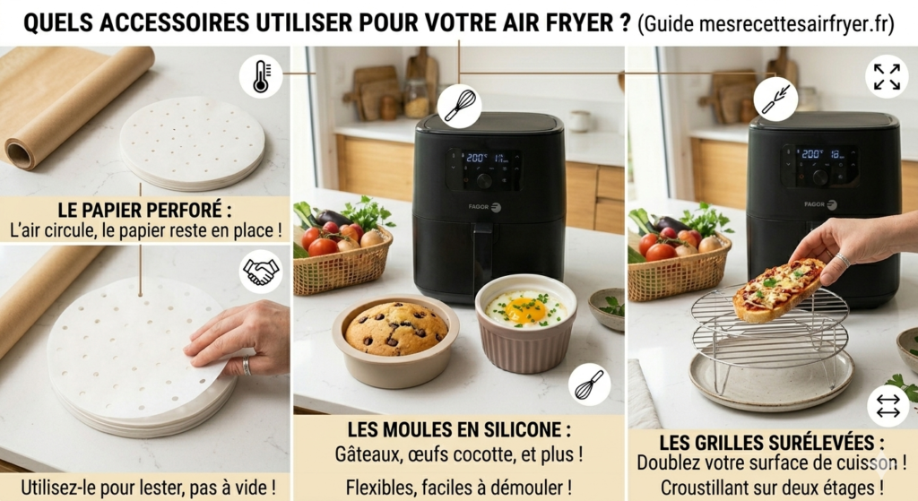 Comment utiliser un Air Fryer , Quels accessoires utiliser ?