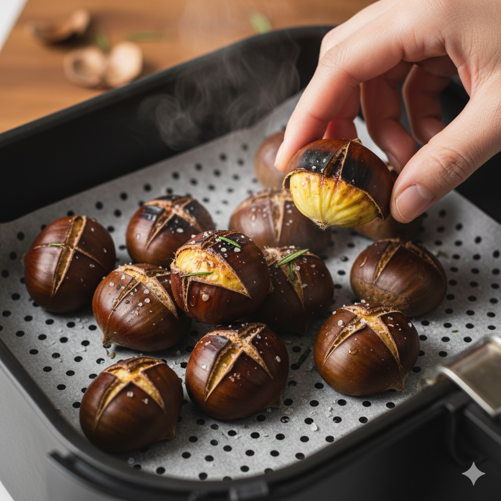 chataigne à l'air fryer