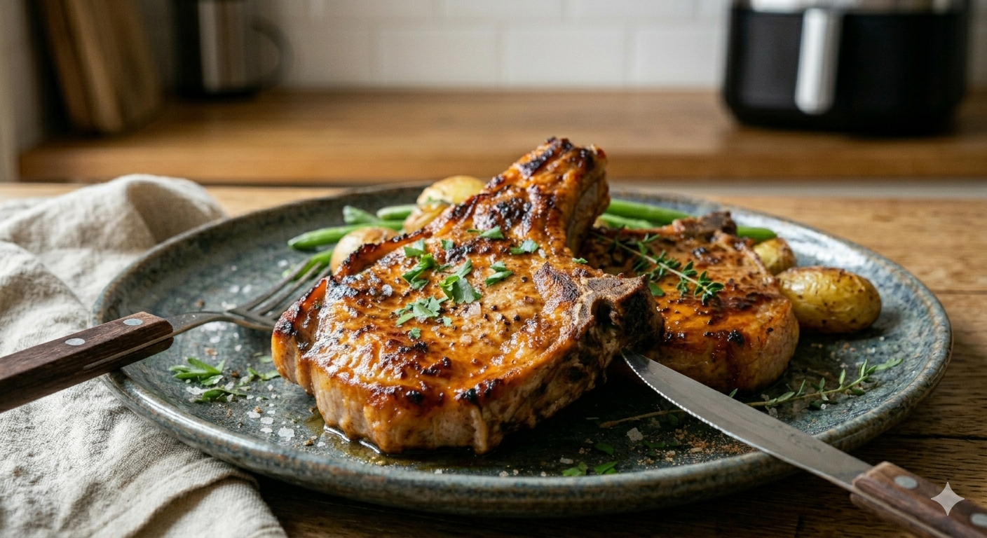 côtes de porc air fryer