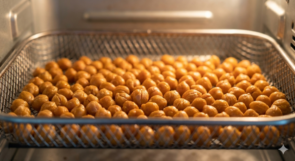Pois Chiches Croustillants au Air Fryer