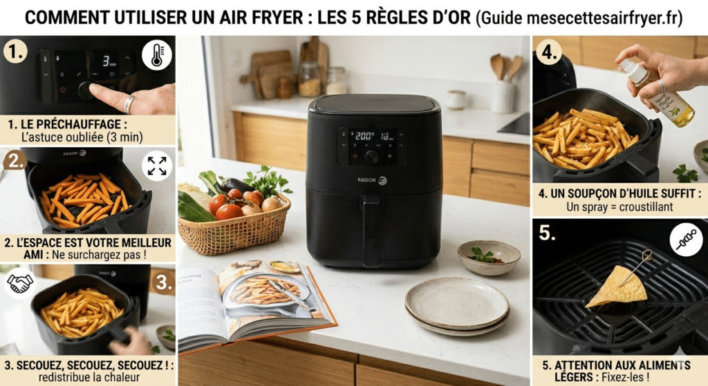 Comment utiliser un Air Fryer , Les 5 règles d'or