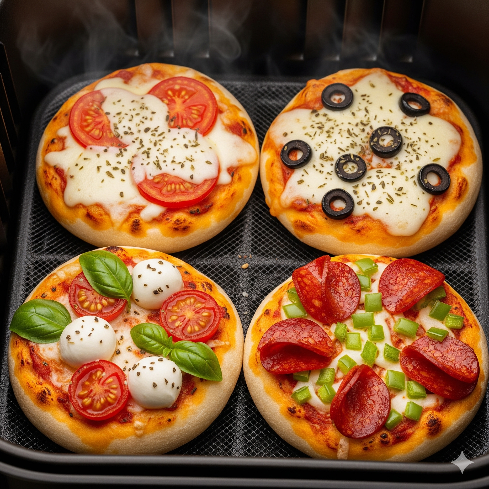 Mini pizza air fryer