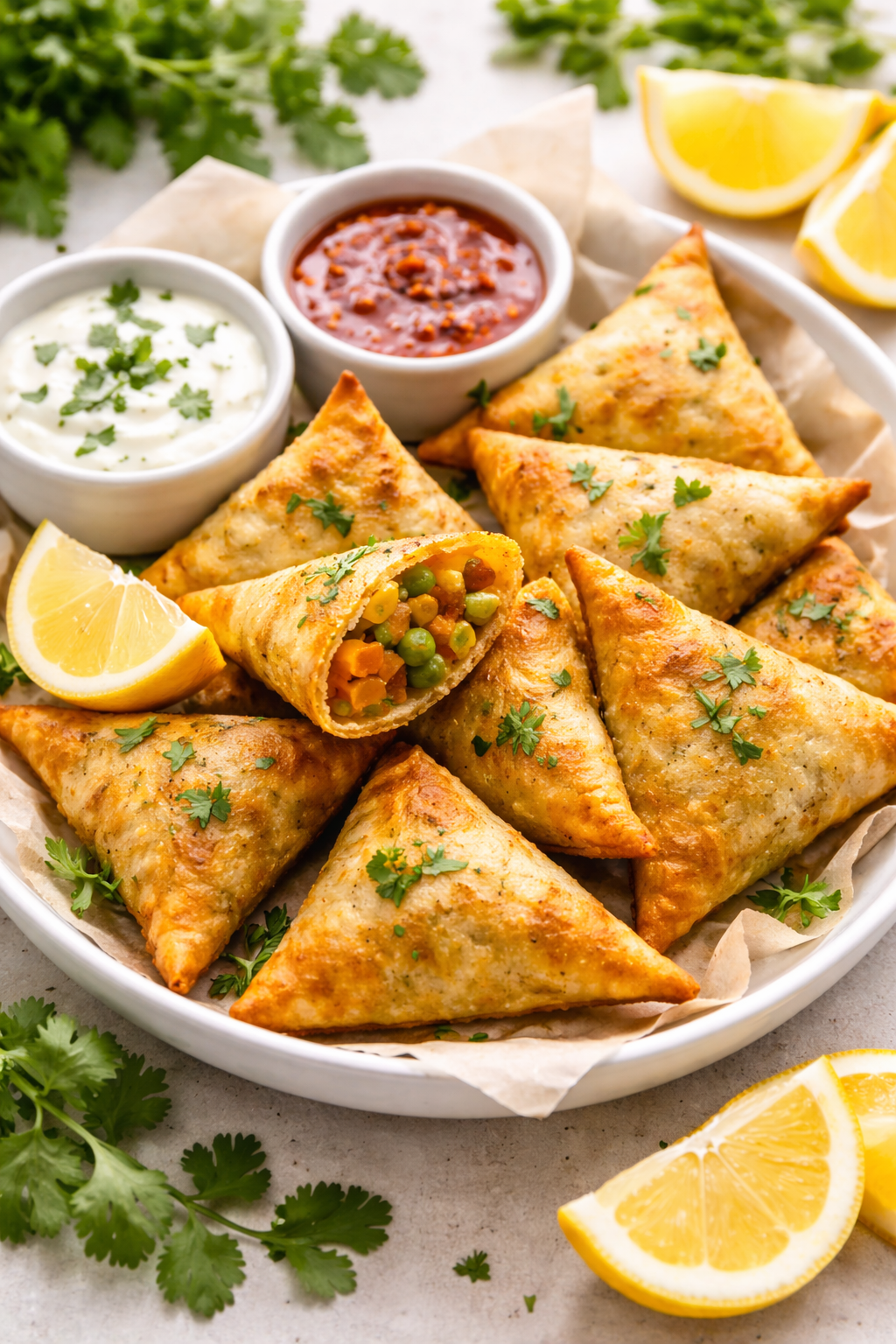 samossas légumes air fryer