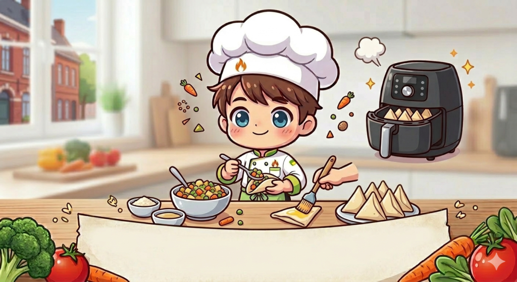 samossas légumes air fryer