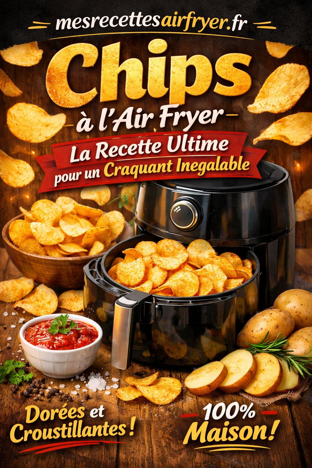 Chips à l&rsquo;Air Fryer : La Recette Ultime pour un Craquant Inégalable