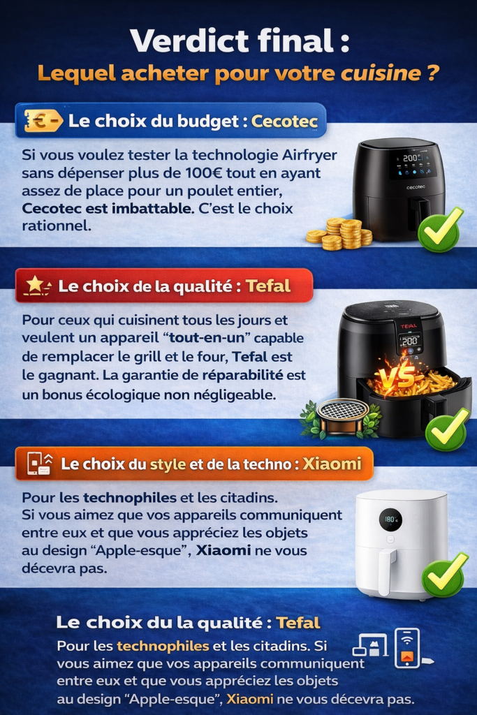 Comparatif Airfryer 2026