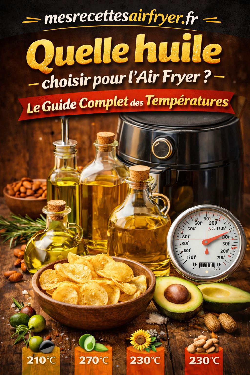 Quelle huile pour l&rsquo;Air Fryer ? Le Guide Complet des Températures