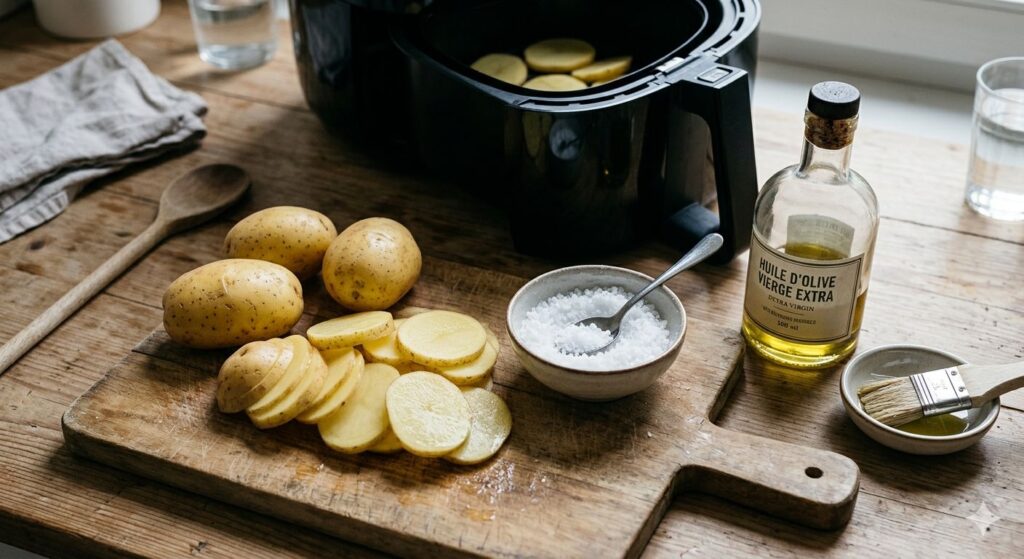 Chips à l'Air Fryer ingredients
