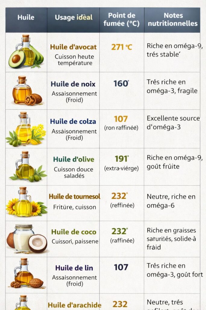 Quelle huile choisir pour l'Air Fryer ?