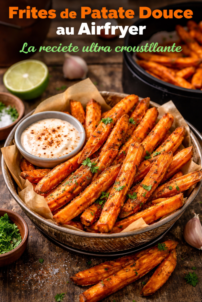 Frites de patate douce au Airfryer