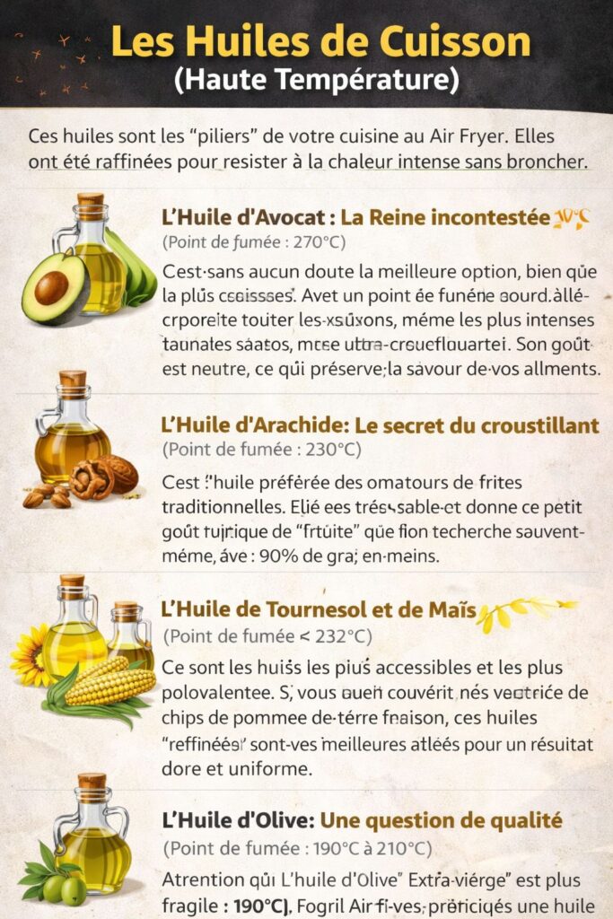 Quelle huile pour l'Air Fryer
