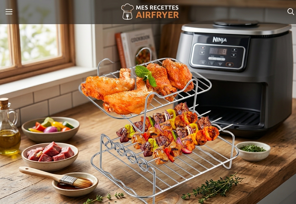 Brochettes de Bœuf au Air Fryer