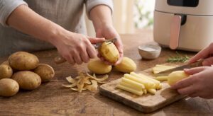 frite fraiche au air fryer prepa