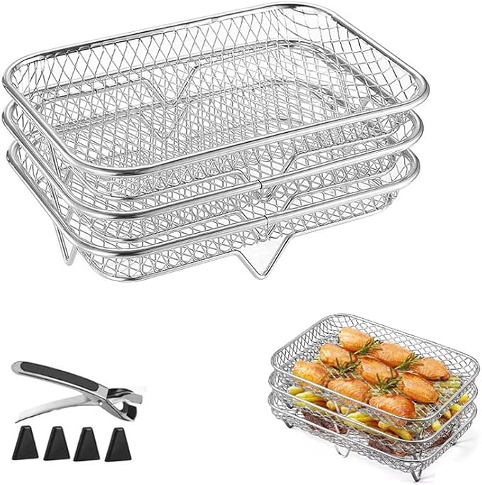 Tasty Crousty au Air Fryer 3 panier à Friture pour Friteuse à Air