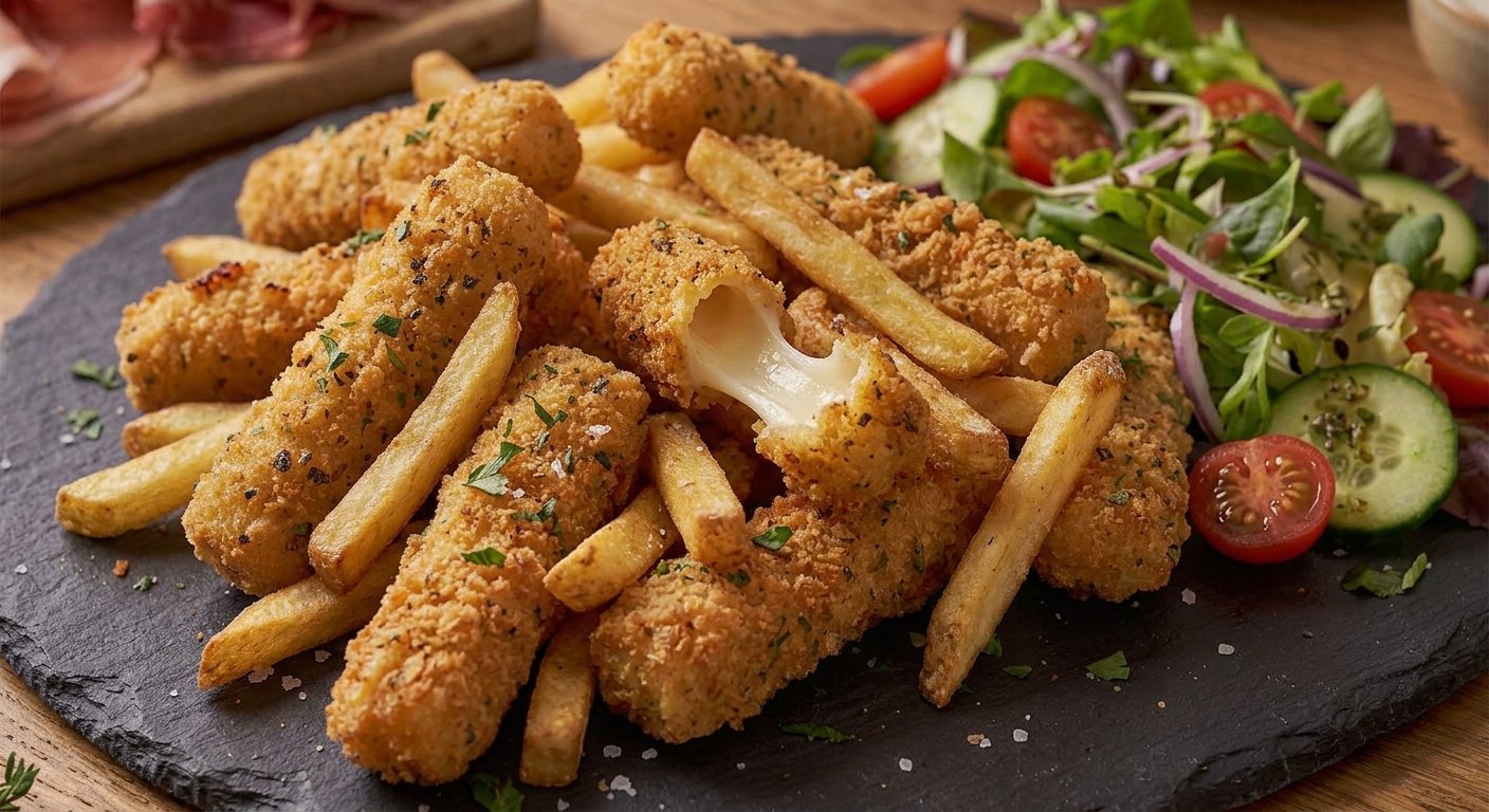 Bâtonnets de mozzarella au Air Fryer