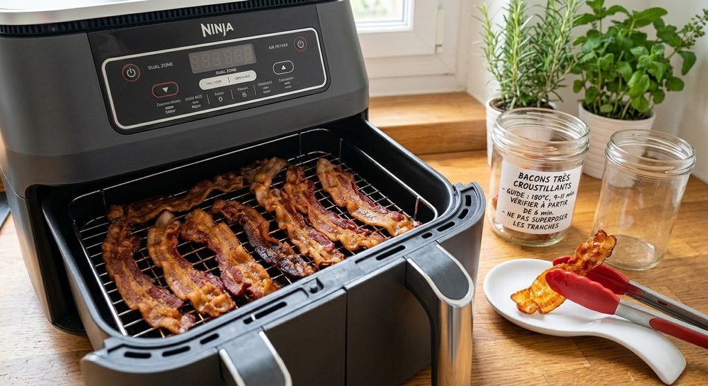 Burger Minute Air Fryer avec Bacon : la Recette Ultra Rapide et Gourmande