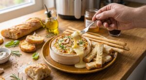 Camembert Rôti au Air Fryer pret