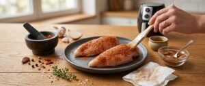 L'effiloché de poulet au Air Fryer