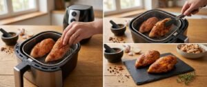 L'effiloché de poulet au Air Fryer
