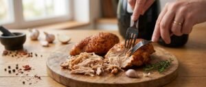 L'effiloché de poulet au Air Fryer