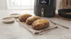 pomme de terre garnie au air fryer garnissage