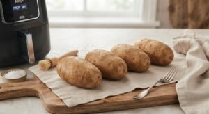 pomme de terre garnie au air fryer