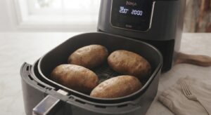 pomme de terre garnie au air fryer pret cuisson