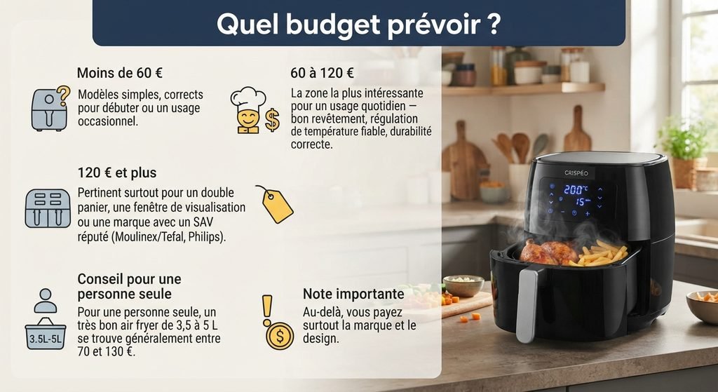 Quel Air Fryer pour une Personne? le prix