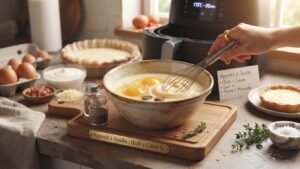 Quiche Air Fryer : prepa