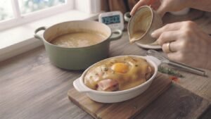 Welsh au Air Fryer avec oeuf