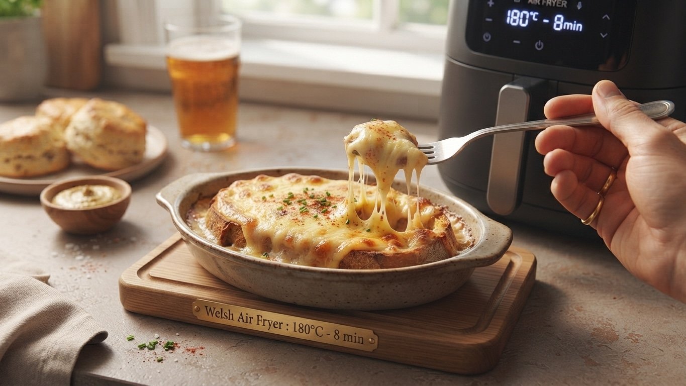 Welsh au Air Fryer : la recette fondante et gratinée