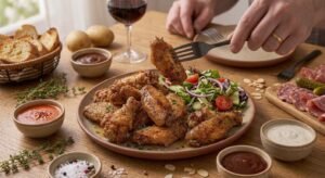 ailes-de-poulet-air-fryer-chicken-wings-ultra-croustillantes-epicé2