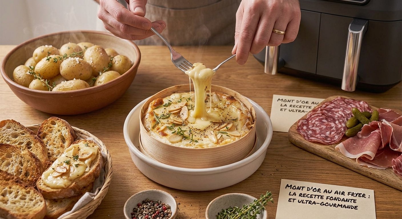Mont d’Or au Air Fryer : la recette fondante et ultra-gourmande