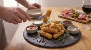 Bâtonnets de mozzarella au Air Fryer