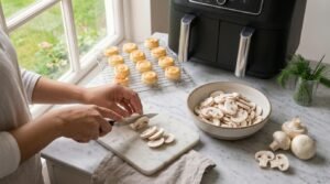 Cassolette de la Mer aux Champignons au Air Fryer