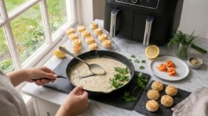 Cassolette de la Mer aux Champignons au Air Fryer