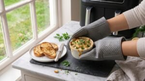 Cassolette de la Mer aux Champignons au Air Fryer