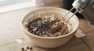 Cookies Air Fryer ajout pepites de chocolats