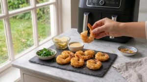 Crevettes Panées à l'Air Fryer