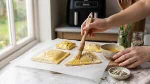 Feuilletés Jambon Fromage au Air Fryer