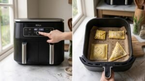 Feuilletés Jambon Fromage au Air Fryer