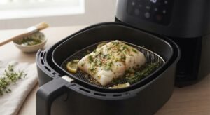 Dos de cabillaud à l'air fryer